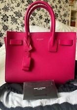 Saint Laurent Sac De Jour Baby/Nano Size Pink Handbag
