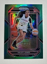 2023 Panini Prizm WNBA Green Prizm Parallel #138 Haley Jones Atlanta Dream RC