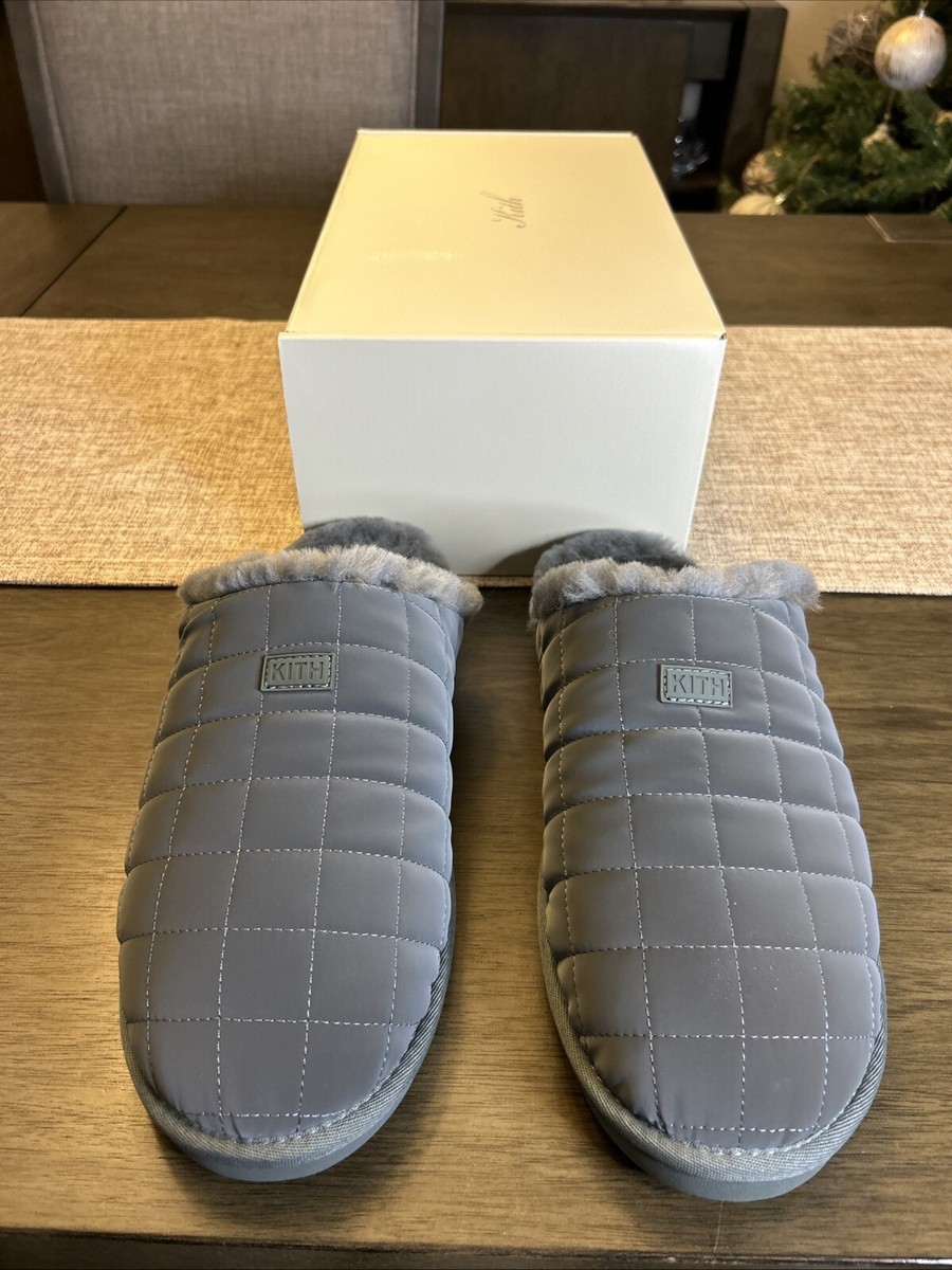 KITH PUFFED LOGO SLIPPERS MENS SIZE 12 46 REPUTABLE SELLER KITHMAS