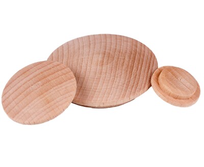 20 oder 100 Stk. Holzabdeckkappen Holz Abdeckkappen, Buche [10 - 40 MM] Bohrloch