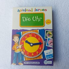 Spielend Lernen  "Die Uhr" mit Selbstkontrolle  ab 5 Jahre