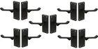 Matt Black door handles Pack of 5  Victorian Scroll 120x42mm