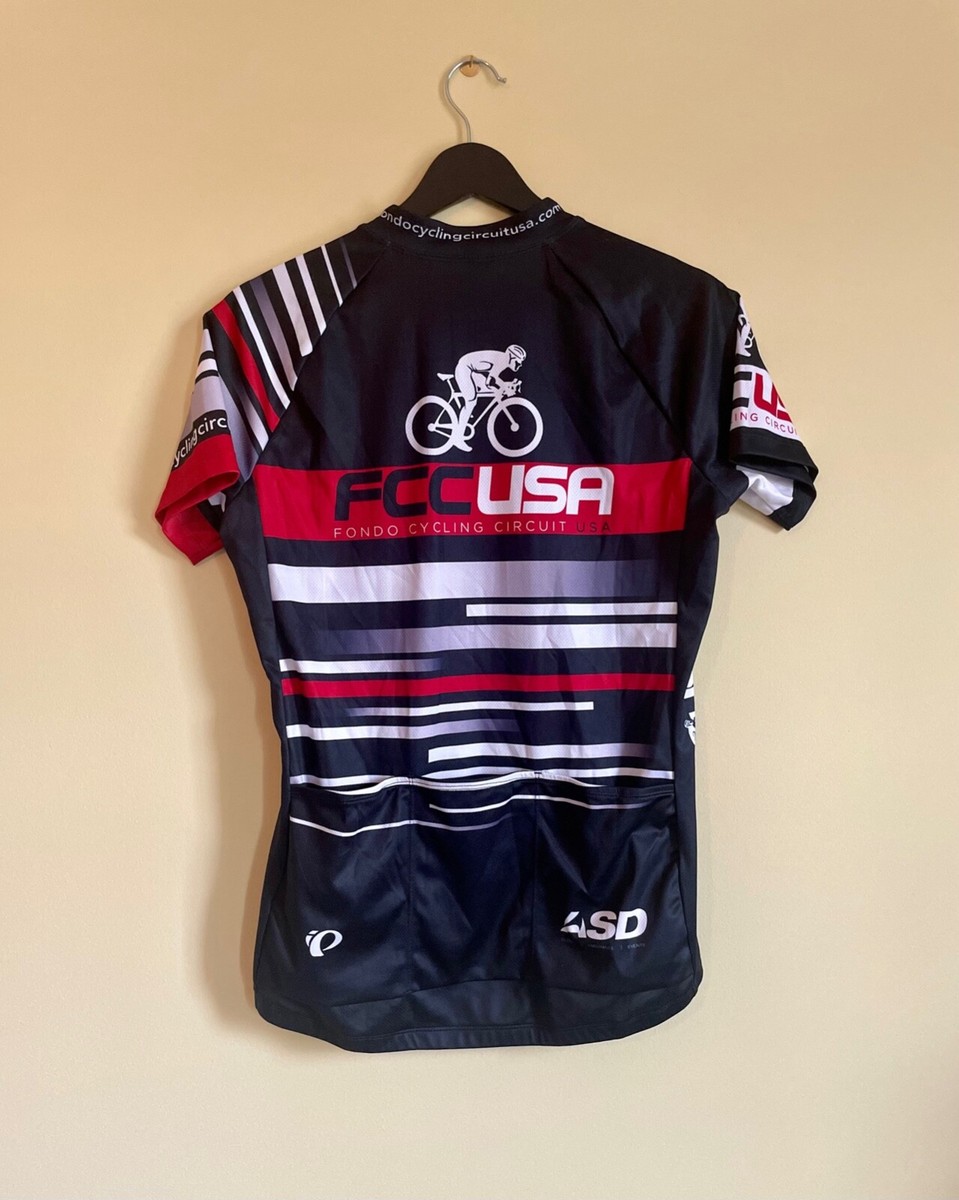 yuizm♡ PEARL IZUMI Cycling Jersey Women XL Bike Blue Red White Club