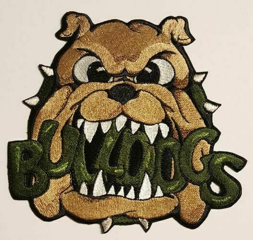 Bulldogs, Deportes, Mascota, Parche Bordado Aprox 6"" X 5.5"" todos los colores - Imagen 3 de 6
