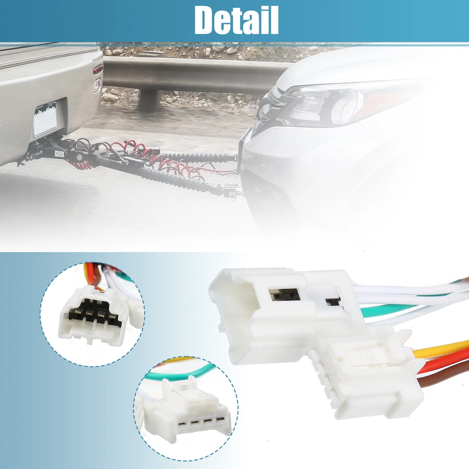 1 juego 56033 arnés de cableado de remolque de 4 pines para Nissan Rogue 2008-2020 Foto 4 de 4