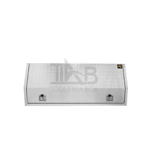 1700 x 500 x 700mm Checker Aluminium Full Lid Ute Tool Box Truck Trailer Toolbox - Picture 6 of 6
