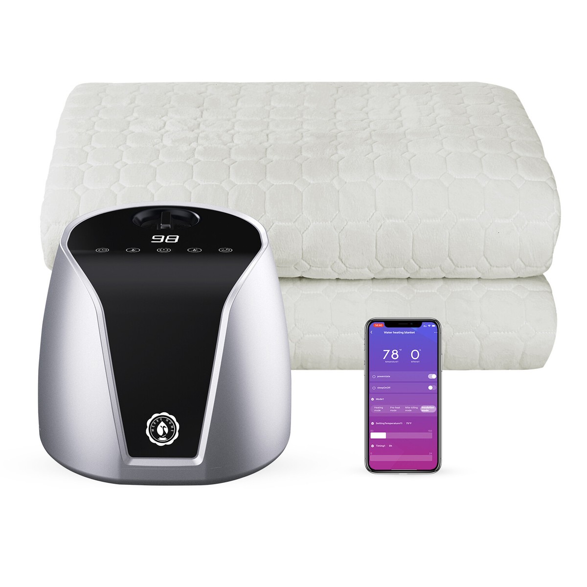 Bed Warmer Water Heated Mattress Pad Water Bed Warming Mattress Topper |  eBay