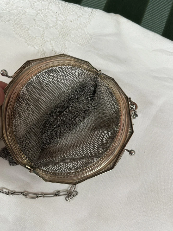 Borsetta Antica In Argento - Immagine 4 di 4
