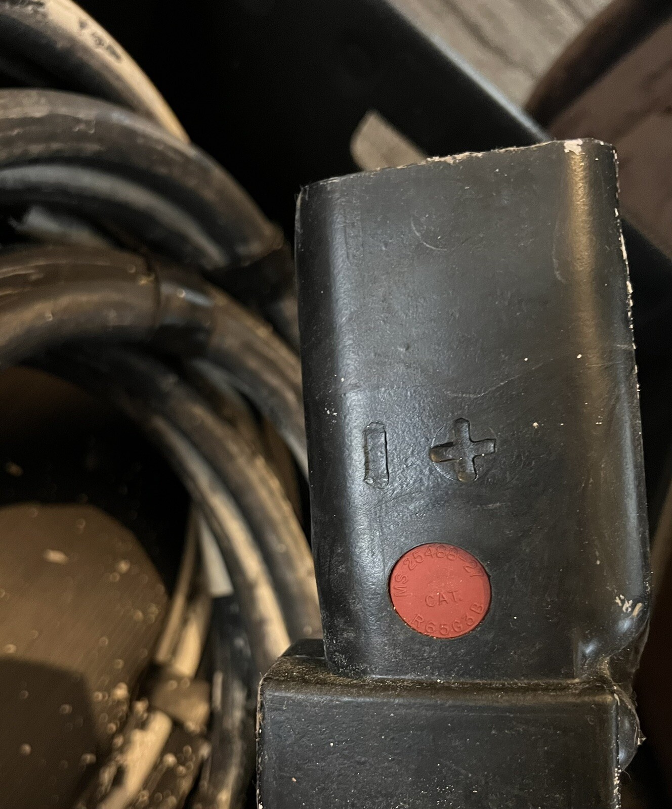 ANDERSON 28V DC Ground Power Unit Output Cable Assembly (20 ft. length) Military