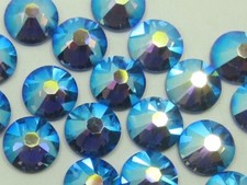 16ss SAPPHIRE AB maxima FLATBACK PRECIOSA Rhinestones. 1gr.