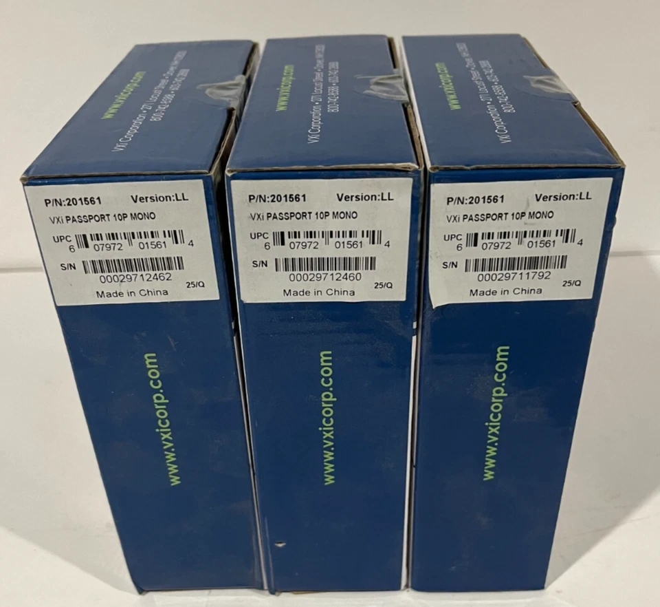 VXI Passport 10P Auriculares con Cable Oreja Única 201561 Lote de 3 Nuevos Precintados Foto 2 de 3