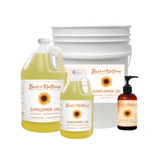 Sunflower Oil - 100% Pure - Massage Oil - Skin, Hair & Face - Carrier -DIY-BULK