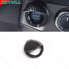 For Subaru BRZ 86 2013-2020 ABS Carbon Fiber One-Click Startup Button Cover Trim