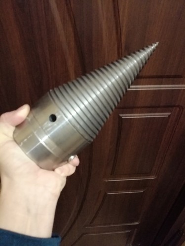 Wood Splitter Splitting Cone 80mm(31.5") Cleaver log Steel inner 30mm(11.8) - 第 8/9 張圖片