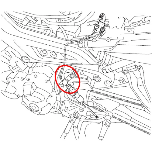 Palanca de cambios rápida Yamaha GENUINA Q5K-YSK-085-J01 FZ-09 MT-09 FJ-09 Tracer 900 Y's Foto 3 de 3