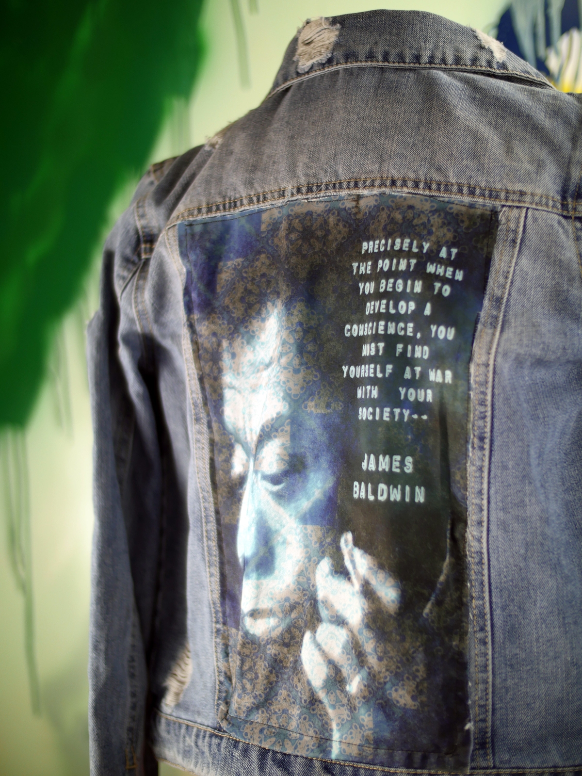 James Baldwin Custom Denim Jean Jacket - image 1