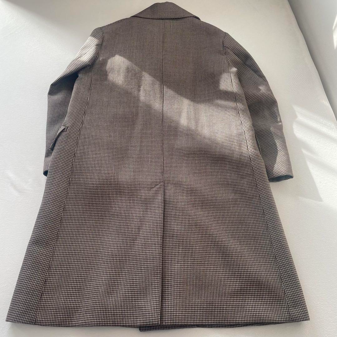 最終価格AURALEE DOUBLE FACE CHECK LONG COAT