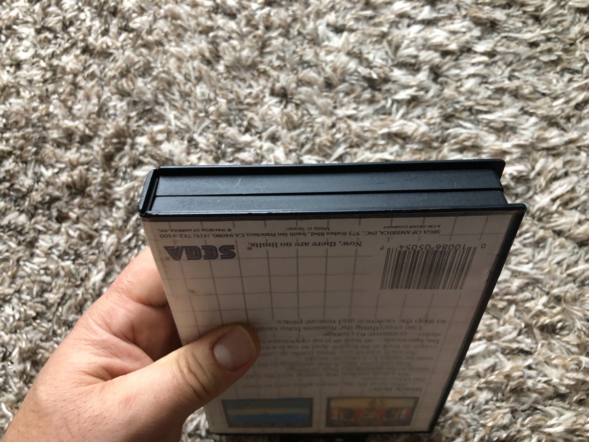 Jeu Black Belt Sur Sega Master System (PAL) – Sans Notice, Bon état