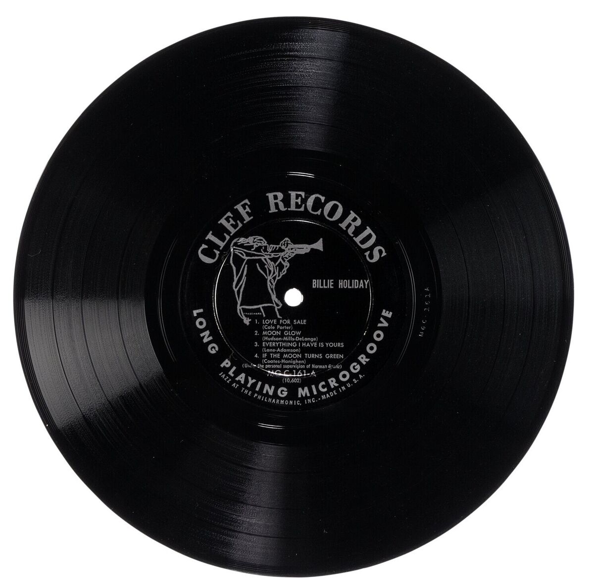 Billie Holiday – Billie Holiday MG C-161, Mono, 1st Billie Holiday – Billie Holiday MG C-161, Mono, 1st