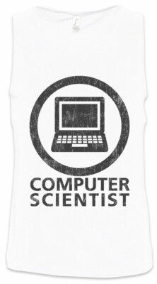 Computer Scientist Herren Tank Top Fun Geek Nerd Admin Coder Developer Hacker