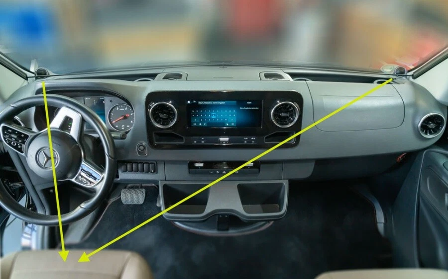 Mercedes Sprinter W907/W910 Lautsprecher-KIT 3-Wege System P&P Boxen Set Sprinte - Bild 4 von 4