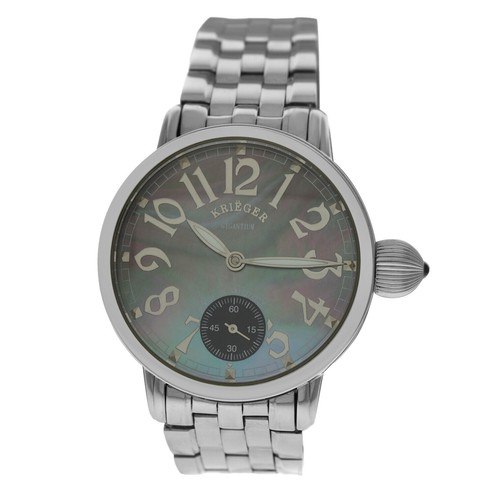 Krieger Gigantium K7007 Black Mother-of-Pearl Dial 43MM Men's