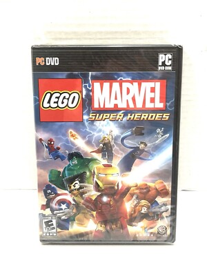 LEGO Marvel Super Heroes (PC DVD-Rom, 2013) Avengers New Sealed Video Game
