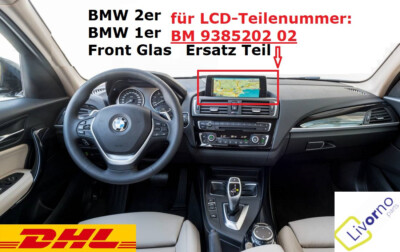 BMW F20 F21 F22 LCD DISPLAY GLAS 9385202 Reparaturteil für LCD-Display 8,8''