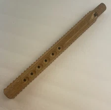 Vintage Wooden Toy Flute Hand Carved Beautiful Design Wood Instrument