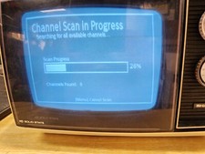 Sharp IC Solid State Black White Model 3M-71 A 11 3/4" Screen TV Vintage 1977