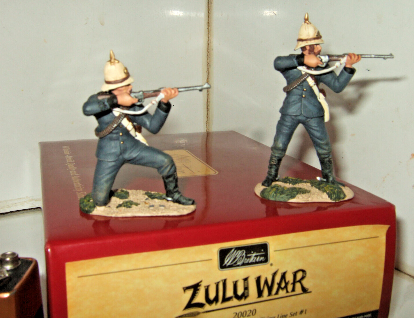 BRITAINS 20020 Zulu War, British Dismounted Natal Police Firing Line No1 in 54mm