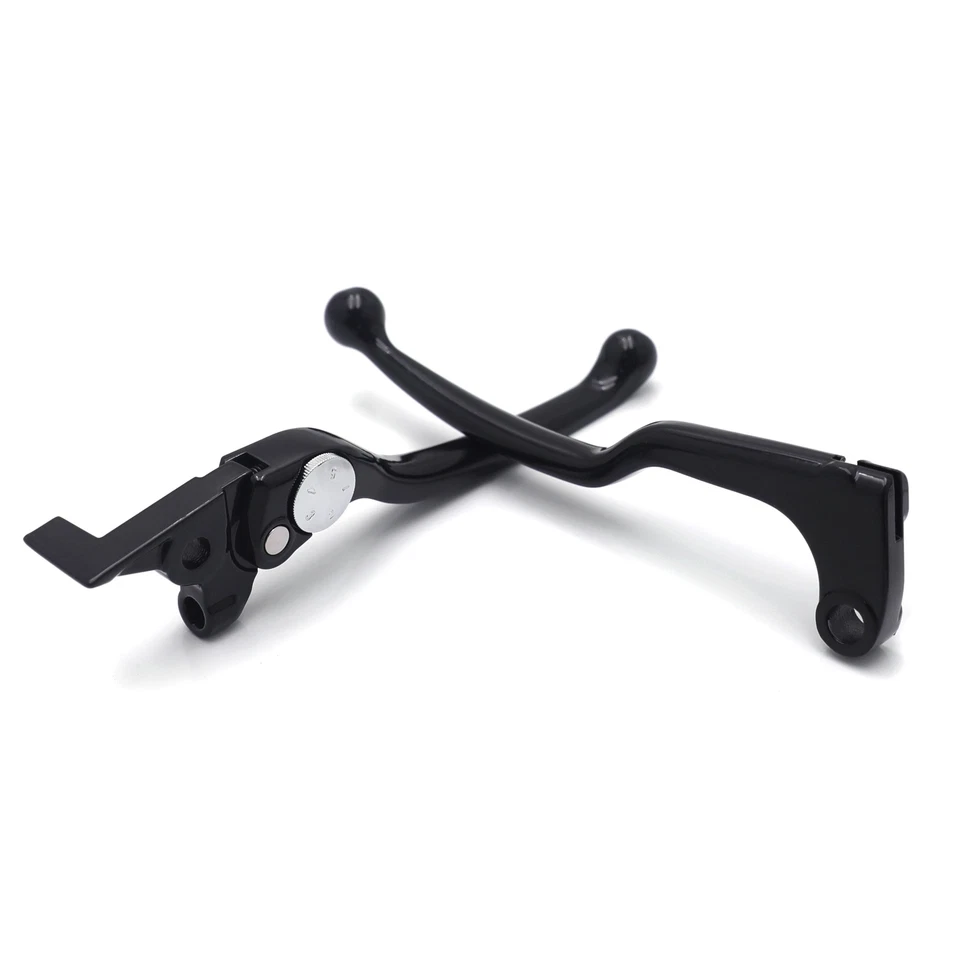Black Brake Clutch Levers For Yamaha FZ6 FZ8 FZ07/09 FJ09 MT07/09 XSR700 900 - Image 2 of 4