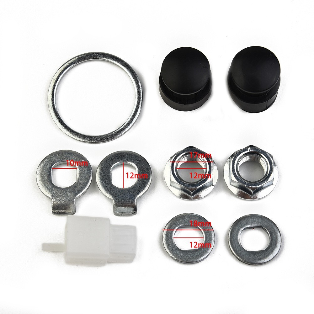 Axle Nut E-Bike Hub Motor Nuts (12mm/14mm) Replacement Lock