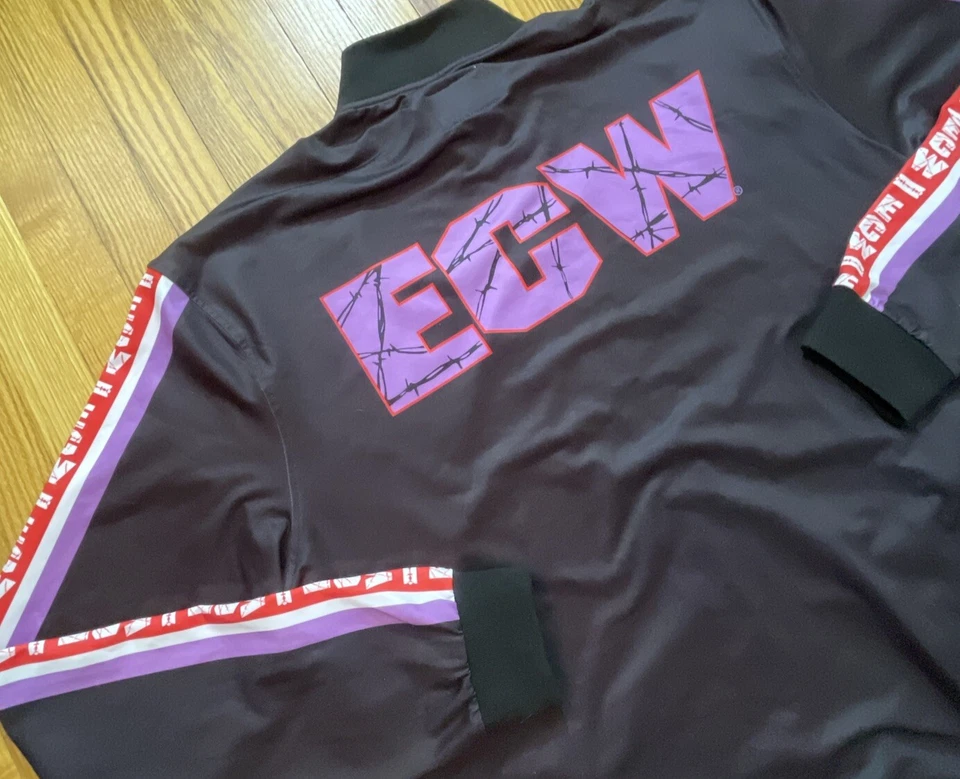 Chaqueta de Pista ECW Wrestling Chalk Line WWE Talla XXXXL RVD Sandman Sabu NUEVA Foto 3 de 4