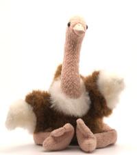 Ty Stretch The Ostrich 11" Beanie Buddies Collection Stuffed Animal Plush 1998