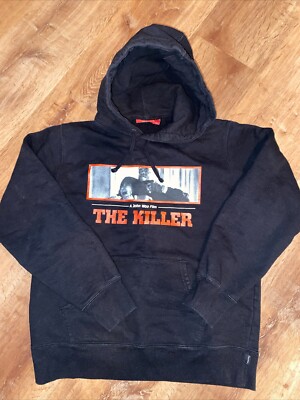 ス*ク様 supreme The Killer Hooded Sweatshir Supreme The Killer Hooded Sweatshirt Navy Light Olive F/W 18 | eBay