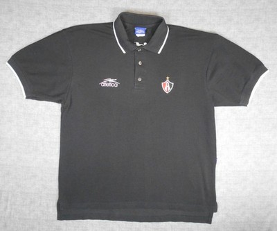 Atletica Atlas Guadalajara Soccer Futbol Men s Black Polo Shirt Size Large