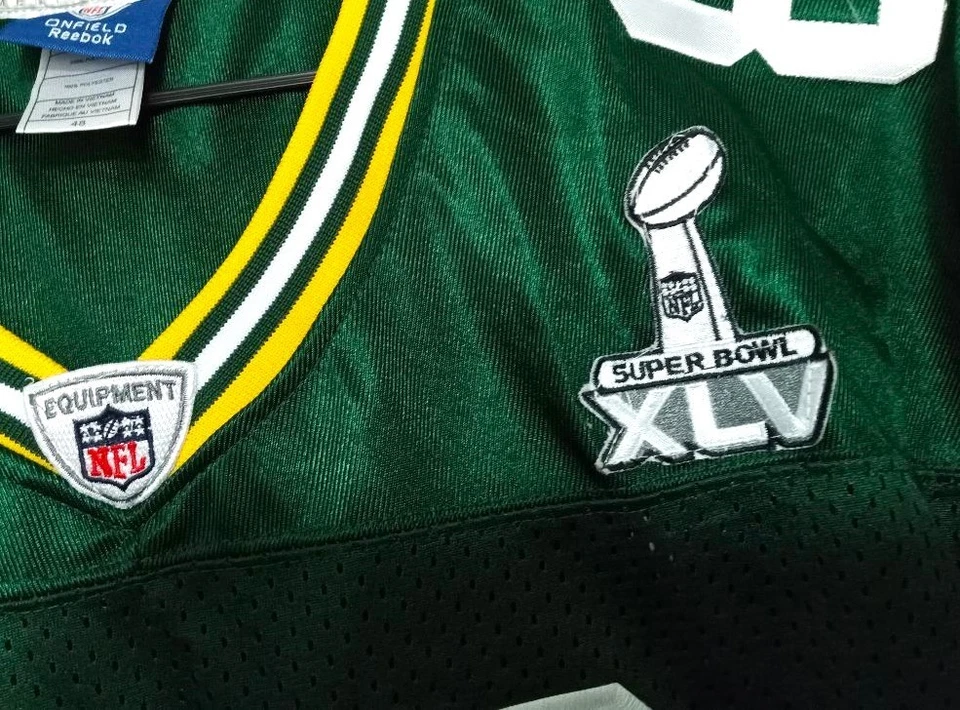 JERSEY GREEN BAY PACKERS: SUPERBOWL-DRIVER #80 - TALLA 48 - REEBOK ONFIELD - COSIDO Foto 4 de 4