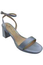 Nina Women's Bergen Block Heel Dress Sandals Icy Blue Crystal
