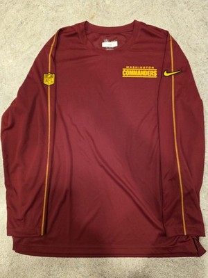 Washington Commanders On The Field Nike NFL Dri-Fit Long Sleeve  Men's XXL