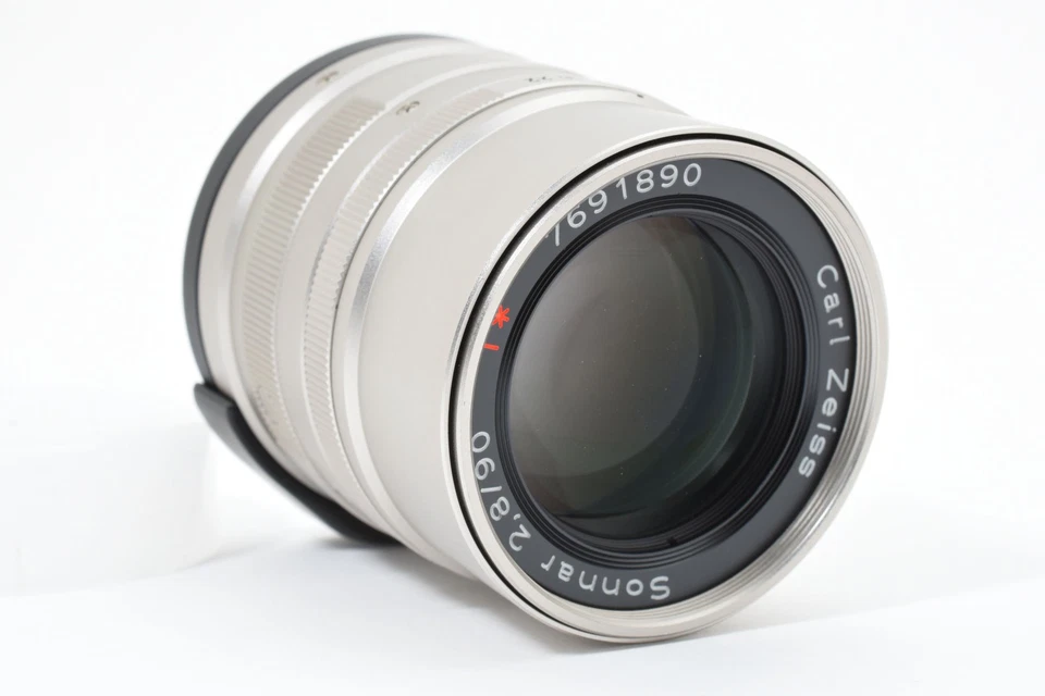 [Top MINT] Contax Sonnar G 90mm f/2.8 Portrait Lens w/Hood For G1 G2 From JAPAN - Image 4 of 4