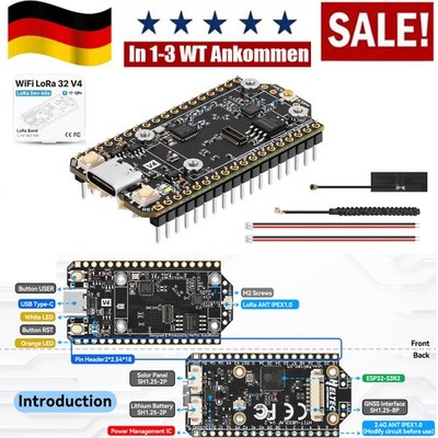 Heltec LoRa 32 V4 GPS ESP32 Development Board WiFi Bluetooth for Arduino 868MHz