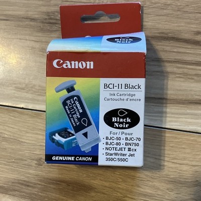 Canon BCI-11 Black Ink Cartridge Genuine Original for BJC-50, BJC-70, BJC-80