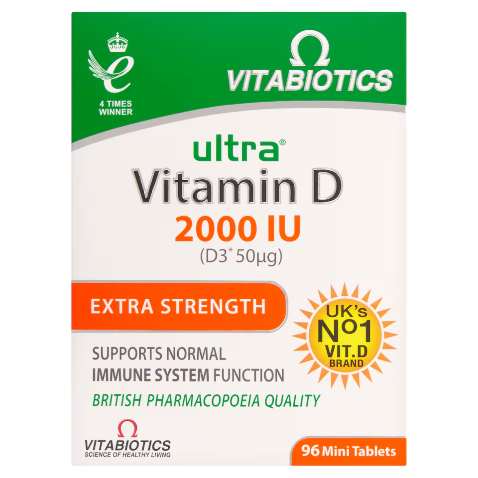 Vitamin D3 2000IU Tablets 96 Count Adult Immune Bone Health Supplement - Image 17