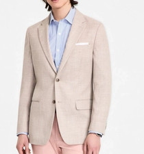 TOMMY HILFIGER Sport Coat Men's Size 42L Tan Modern Fit Stretch NWT