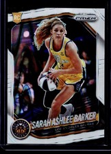 2025 Panini Prizm WNBA Sarah Ashlee Barker White Seismic Prizm RC