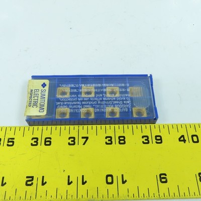 Sumitomo SCMT32.52EMU Square Turning Carbide Inserts 3/8'' IC Lot Of 10