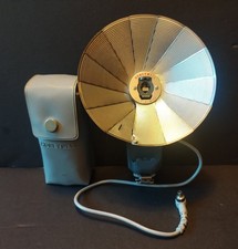 Vintage HONEYWELL TILT-A-MITE Flash Bulb Fan w Case