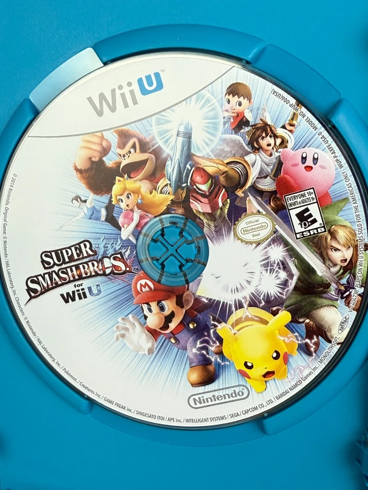 Super Smash Bros. for Wii U (Nintendo Wii U, 2014) CIB Complete - Image 4 of 4