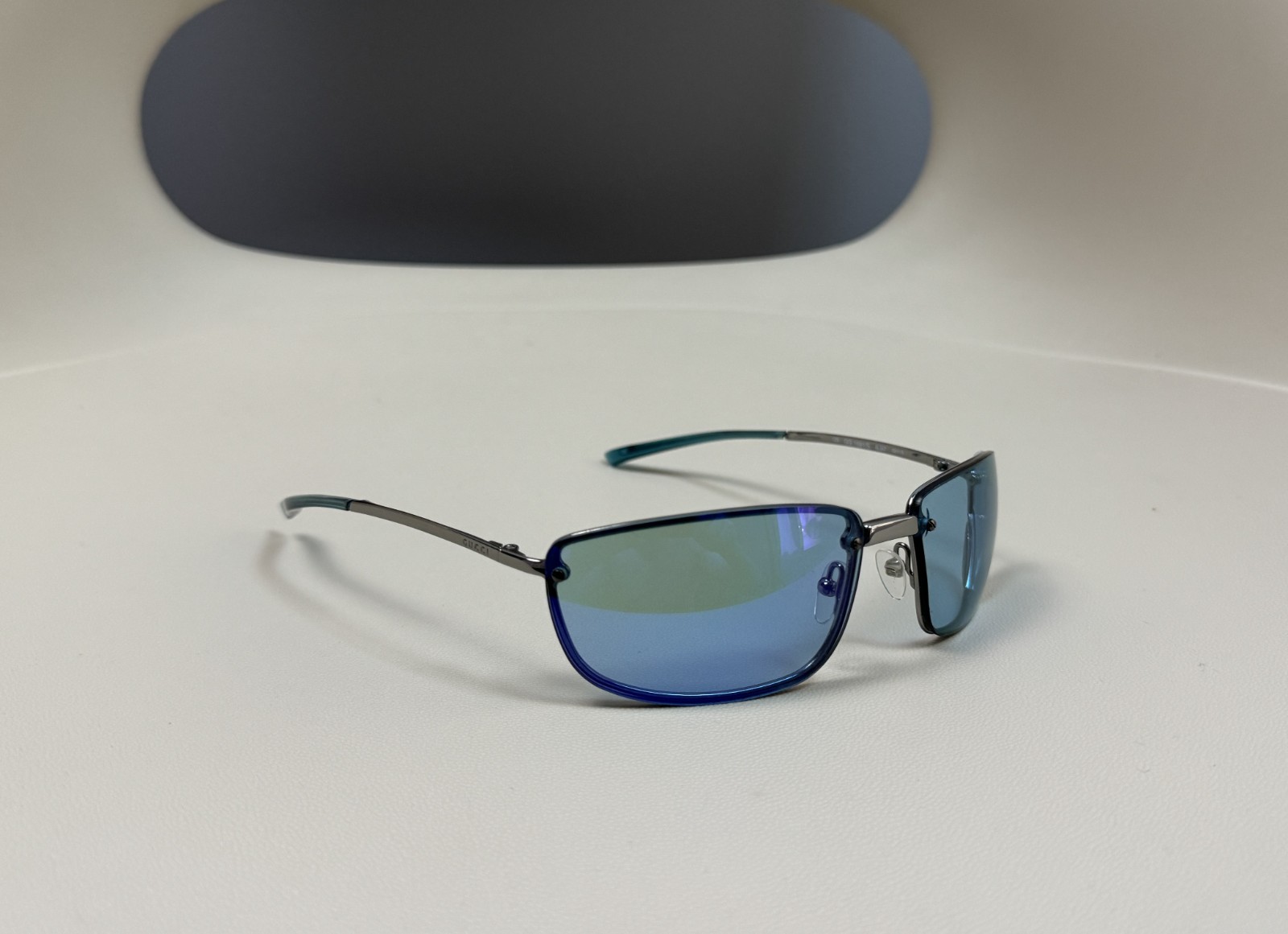 Retro Vintage Gucci Sunglasses GG1691/S Blue Unisex Made In Italy